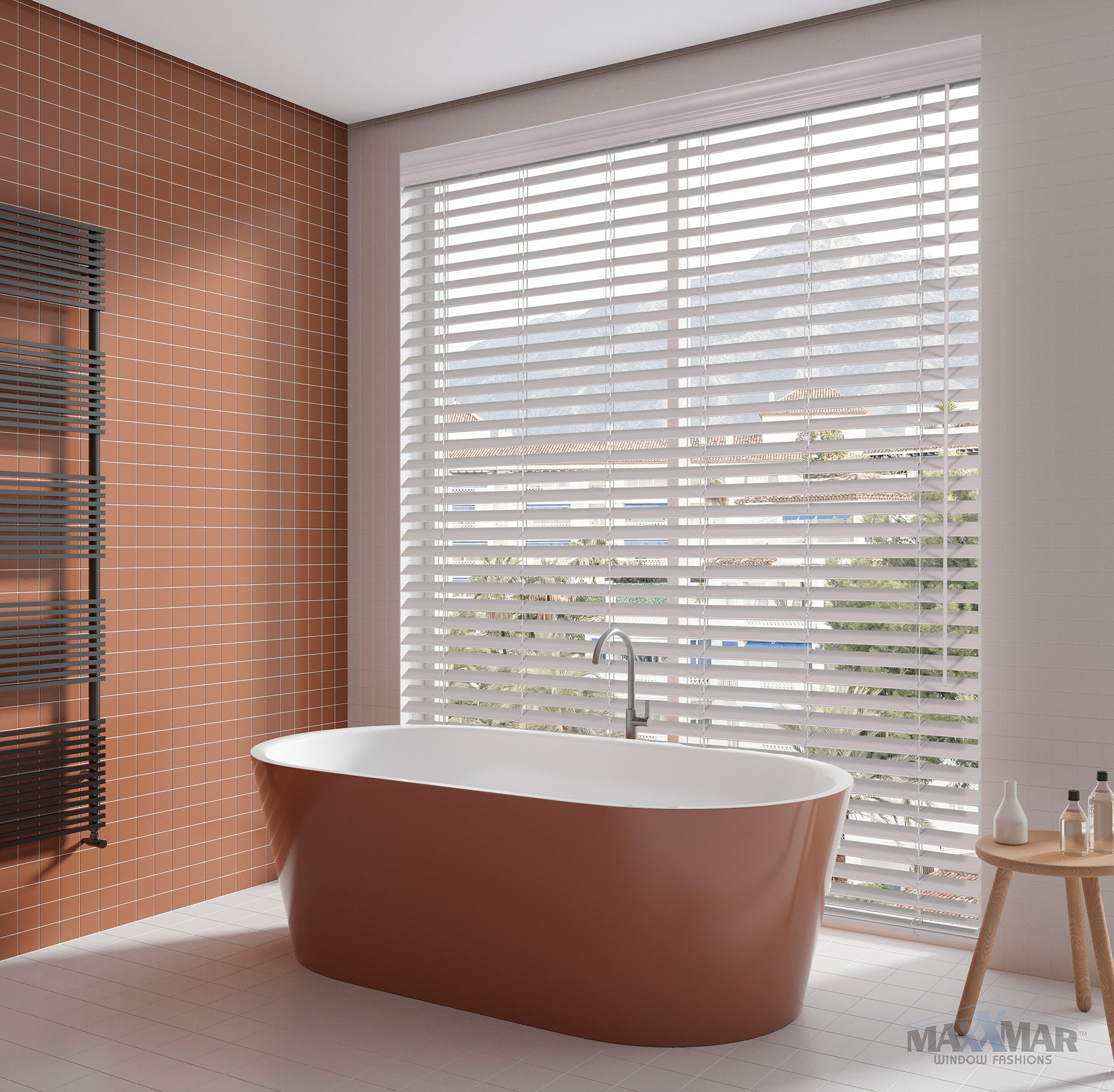 Pose de stores horizontaux