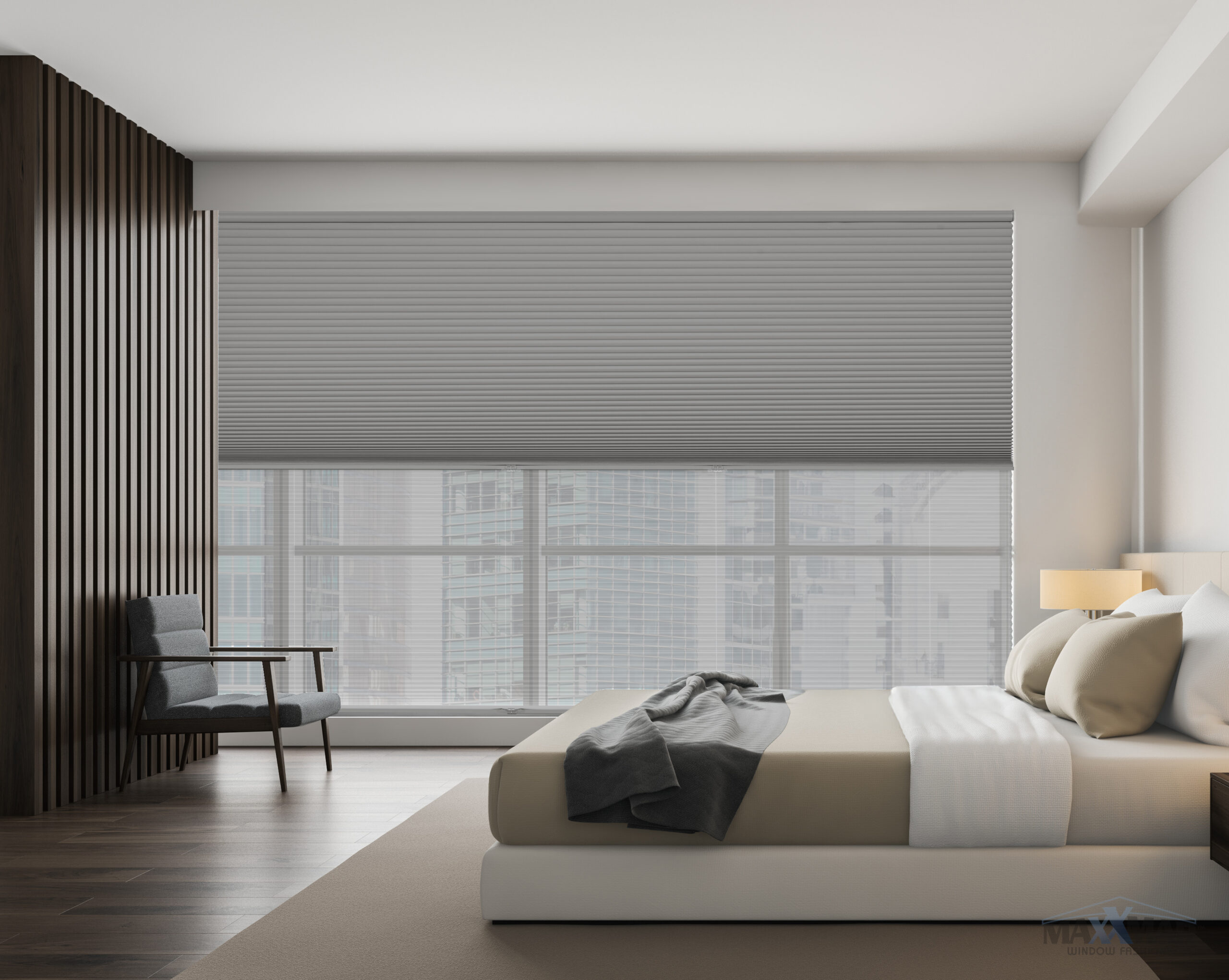 Installation de stores cellulaires